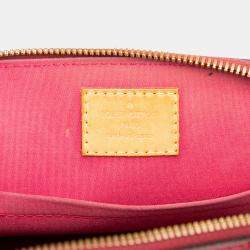 Pre Owned Louis Vuitton Red Monogram Vernis Alma BB