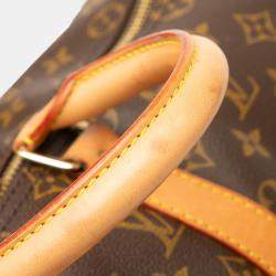 Pre Owned Louis Vuitton Brown Monogram Keepall 45