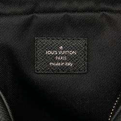 Pre Owned Louis Vuitton Black Monogram Taigarama Outdoor Bumbag