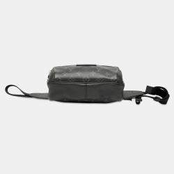 Pre Owned Louis Vuitton Black Monogram Taigarama Outdoor Bumbag