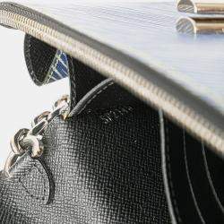 Pre Owned Louis Vuitton Blue Epi Denim Twist Azteque Wallet on Chain