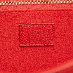 Pre Owned Louis Vuitton Red Monogram Empreinte Saint Germain PM