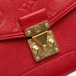 Pre Owned Louis Vuitton Red Monogram Empreinte Saint Germain PM