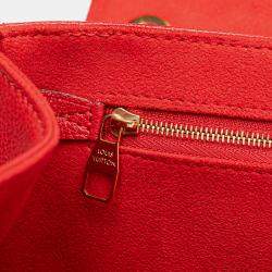 Pre Owned Louis Vuitton Red Monogram Empreinte Saint Germain PM