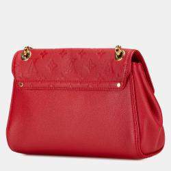 Pre Owned Louis Vuitton Red Monogram Empreinte Saint Germain PM
