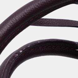 Pre Owned Louis Vuitton Purple Monogram Empreinte Speedy Bandouliere 25