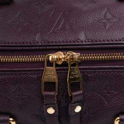 Pre Owned Louis Vuitton Purple Monogram Empreinte Speedy Bandouliere 25