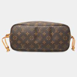 Pre Owned Louis Vuitton Brown Monogram Neverfull PM