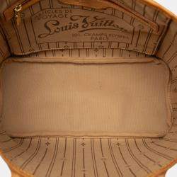 Pre Owned Louis Vuitton Brown Monogram Neverfull PM