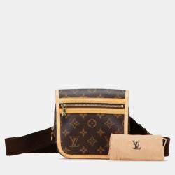 Pre Owned Louis Vuitton Brown Monogram Bosphore Belt Bag