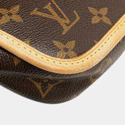 Pre Owned Louis Vuitton Brown Monogram Bosphore Belt Bag