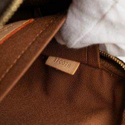 Pre Owned Louis Vuitton Brown Monogram Bosphore Belt Bag