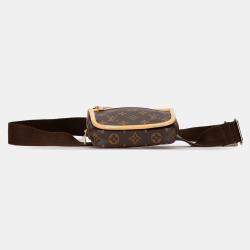 Pre Owned Louis Vuitton Brown Monogram Bosphore Belt Bag