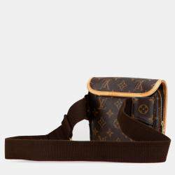 Pre Owned Louis Vuitton Brown Monogram Bosphore Belt Bag