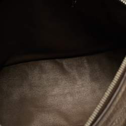 Pre Owned Louis Vuitton Brown Monogram Antheia Suede Ixia PM Bag