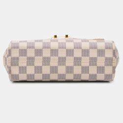 Pre Owned Louis Vuitton White Damier Azur Croisette