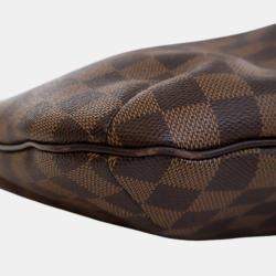 Pre Owned Louis Vuitton Brown Damier Ebene Bloomsbury GM