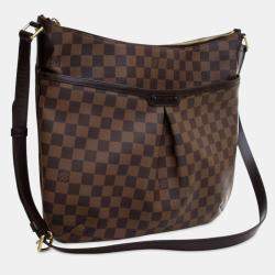 Pre Owned Louis Vuitton Brown Damier Ebene Bloomsbury GM