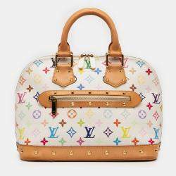 Pre Owned Louis Vuitton Alma PM Multicolor Monogram Canvas Top Handle Bag