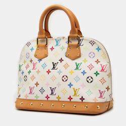 Pre Owned Louis Vuitton Alma PM Multicolor Monogram Canvas Top Handle Bag