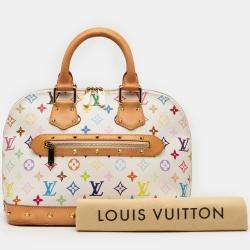 Pre Owned Louis Vuitton Alma PM Multicolor Monogram Canvas Top Handle Bag