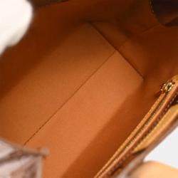 Pre Owned Louis Vuitton Bronze Vernis Reade PM Tote Handbag