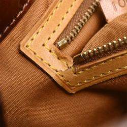 Pre Owned Louis Vuitton Bronze Vernis Reade PM Tote Handbag