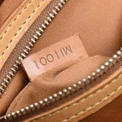 Pre Owned Louis Vuitton Bronze Vernis Reade PM Tote Handbag