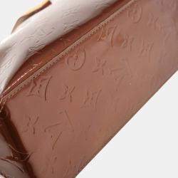 Pre Owned Louis Vuitton Bronze Vernis Reade PM Tote Handbag