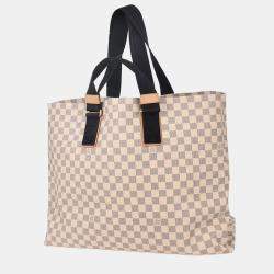 Pre Owned Louis Vuitton Damier Plein Soleil Cabas GM Tote Handbag