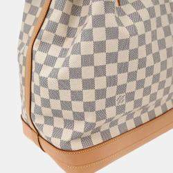 Pre Owned Louis Vuitton Damier Azur Noe Bucket Shoulder Bag