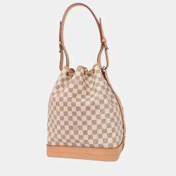 Pre Owned Louis Vuitton Damier Azur Noe Bucket Shoulder Bag