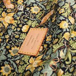 Pre Owned Louis Vuitton Blue Monogram Denim Patchwork Bowly Handbag