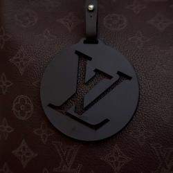 Pre Owned Louis Vuitton Brown Monogram Mahina Carmel Hobo