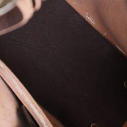 Pre Owned Louis Vuitton Brown Monogram Mahina Carmel Hobo