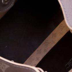 Pre Owned Louis Vuitton Brown Monogram Mahina Carmel Hobo