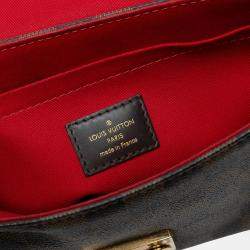 Pre Owned Louis Vuitton Brown Damier Ebene Croisette