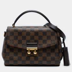 Pre Owned Louis Vuitton Brown Damier Ebene Croisette