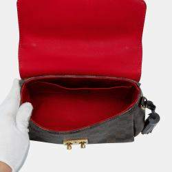 Pre Owned Louis Vuitton Brown Damier Ebene Croisette