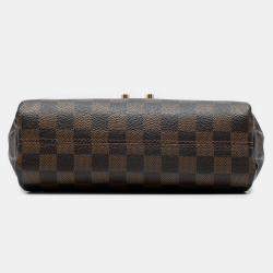 Pre Owned Louis Vuitton Brown Damier Ebene Croisette