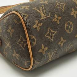 Pre Owned Louis Vuitton Monogram Canvas Nano Speedy Bag
