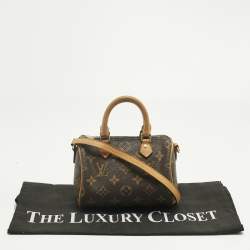 Pre Owned Louis Vuitton Monogram Canvas Nano Speedy Bag