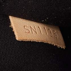 Pre Owned Louis Vuitton Black Monogram Vernis Stickers Alma BB Bag