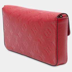 Pre Owned Louis Vuitton Red Monogram Empreinte Pochette Felicie