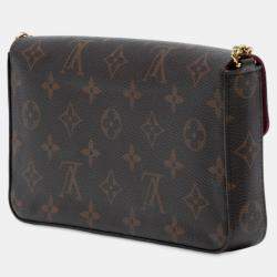 Pre Owned Louis Vuitton Brown Monogram Pochette Felicie