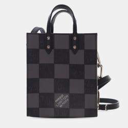 Pre Owned Louis Vuitton Sac Plat XS Damier Canvas Tote Bag