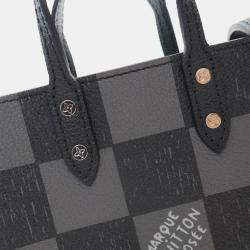 Pre Owned Louis Vuitton Sac Plat XS Damier Canvas Tote Bag