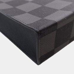 Pre Owned Louis Vuitton Sac Plat XS Damier Canvas Tote Bag