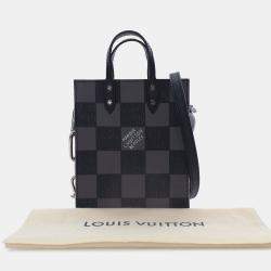Pre Owned Louis Vuitton Sac Plat XS Damier Canvas Tote Bag