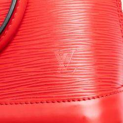 Pre Owned Louis Vuitton Red Epi Alma BB